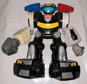 Transformers Talking Police Rescue Robot - Chase - 9" Lights Up (2010) Working - Picture 1 of 8