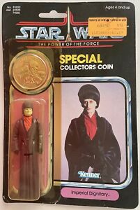 Star Wars NEW Kenner 1985 Imperial Dignitary Power of the Force 92-back figure