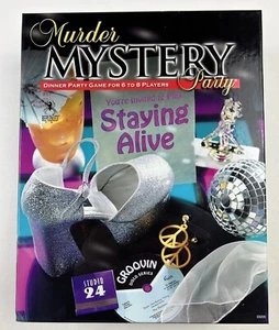 VTG Staying Alive Murder Mystery Party Game CD - 2002 - COMPLETE Excellent! - Picture 1 of 6