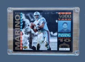 1995 Upper Deck DAN MARINO Limited Edition Record Breaker Jumbo Card 4604/10000 - Picture 1 of 15
