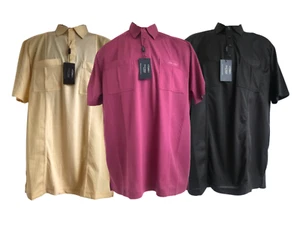 Herren Tom Hagan Golf Poloshirts kurzärmelig Sommer leicht Top Tasche  - Bild 1 von 9