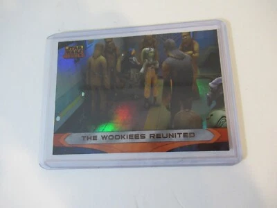 2015 Topps Star Wars Rebels 95 The Wokiees Reunited  Refractor Foil Trading Card - Image 1 of 4