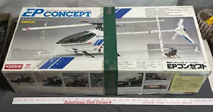 Kit de helicóptero vintage Kyosho 3546 Ep Concept R/C 1990 rotor de 892 mm - Imagen 1 de 24