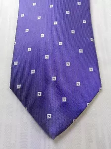 NINO SALZANO 100% SILK TIE SETA CRAVATTA NECKTIE MADE IN ITALIA CLASSIC - Imagen 1 de 5