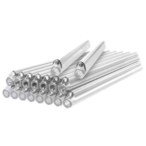 100pcs 1.3mm Dia 45mm 60mm Heat Shrinkable for Protection Sleeves 1.3mm Steel Ne - Photo 1/10
