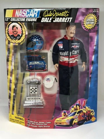 NEW DALE JARRETT 12" COLLECTOR FIGURE (+Accessories) SPECIAL EDITION 1997 NASCAR Cover