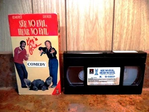 SEE NO EVIL, HEAR NO EVIL (VHS 1989) Richard Pryor, Gene Wilder, Joan Severance - Picture 1 of 4