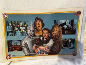 Der Zauberer von Oz 50. Jubiläum Kunststoff laminiert Tischset, DowBrands, 1989 - Bild 1 von 2