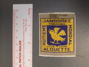 Boy Scout World Jamboree 1955 Alouette Subcamp Badge 8513MM - Bild 1 von 1