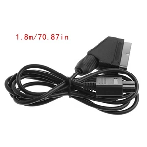 1.8m ABS RGB Scart Video AV Cable Cord For N64 Gamecube for Game Cord - Picture 1 of 8