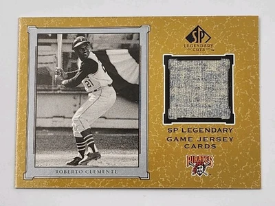 ROBERTO CLEMENTE 2001 SP LEGENDARY CUTS GAME USED JERSEY CARDS PIRATES - Image 1 of 4