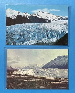 AK-Alaska Glacier Vintage Postcard Lot Mendenhall & Matansuka - Picture 1 of 5
