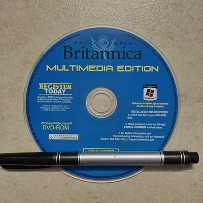 Encyclopedia Britannica Multimedia Edition Software CD (PC; 2010) #2503 - Image 1 of 2