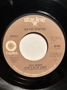 Wayne Newton “Red Roses For A Blue Lady” Capitol 7” 45 REISSUE VG+ - Picture 1 of 4