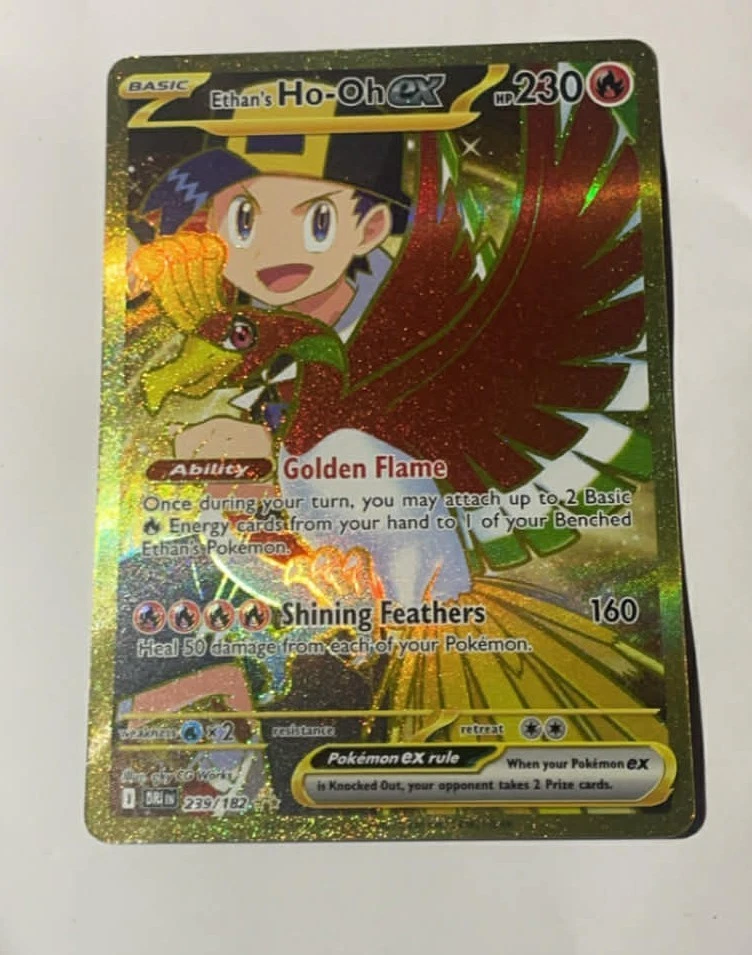 Pokemon TCG Ethan’s Ho-Oh EX 239/182 Hyper Rare Destined Rivals - Image 1 of 2