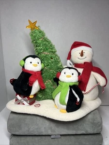 Hallmark Jingle Pals Muñeco de Nieve Pingüinos Meciéndose Alrededor del Árbol de Navidad (LEER) - Imagen 1 de 13