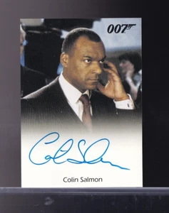 James Bond Final Edition 2017  autograph card Colin Salmon as Charles Robinson - Picture 1 of 2