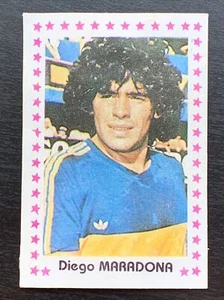 1982 DIEGO MARADONA - Las Aventuras de Súper Cacho - Uruguay Sticker (READ) - Picture 1 of 2