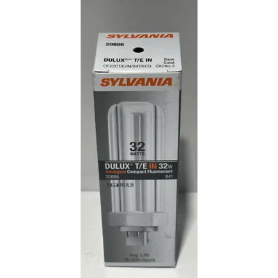 Sylvania 20886 CF32DT/E/IN/841/ECO Compact Fluorescent 4 Pin Triple Tube, 32 W - Image 1 of 4