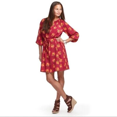 TUCKER X TARGET XS цветочный платье фиолетовый розовый сотрудничество РЕДКАЯ ограниченного тиража - Изображение 1 из 4