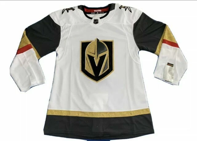 adidas CR4366 Vegas Golden Knight Away Austhentic Jersey - White, Size 46