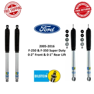 Bilstein Front &Rear B8 Shocks 5100 Fits 2005-2016 F-250 F-350 Super Duty Trucks - Picture 1 of 24