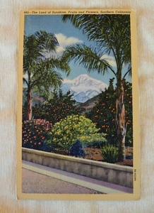 Linen Postcard So Cal Nov 1943 Free US Navy Postage Claude C Brown Port Hueneme - Picture 1 of 5