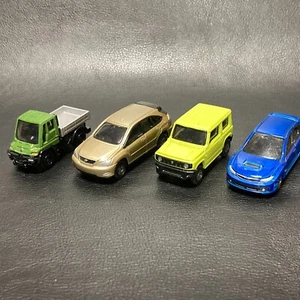 TOMICA TOMY mini car 4 pieces IMPREZA JIMNY HARRIER Mercedes-Benz set toy - Picture 1 of 17