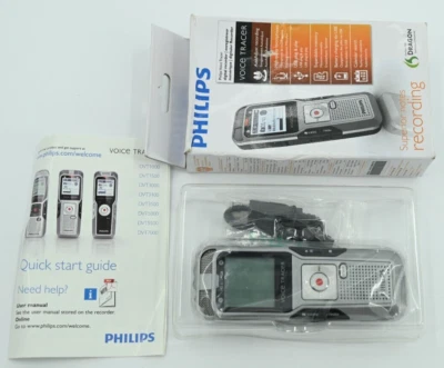 Philips DVT3200 Digital Voice Tracer and Recorder Dragon Certified NEW in Box - Image 1 of 3