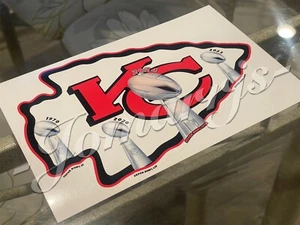 Kansas City Chiefs Custom "Trophies" 2024 Champions NFL Decal Super Bowl LVIII - Picture 1 of 6