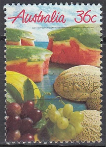 Australien gestempelt Wein Trauben Obst Frucht Ernährung Nahrung Natur / 1957 - Picture 1 of 1