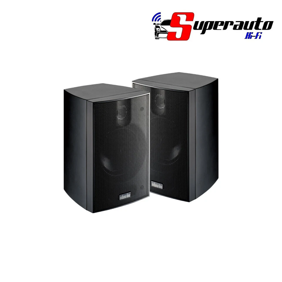 INDIANA LINE NANO NERO NANO.2 Coppia Diffusori Altoparlanti 2 vie Casse Home - Immagine 1 di 1