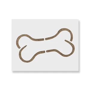 Plantilla de hueso de perro - plantillas Mylar duraderas y reutilizables - Imagen 1 de 5