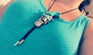 North American Arms NAA .22 Magnum turquoise color Bolo Tie holster.