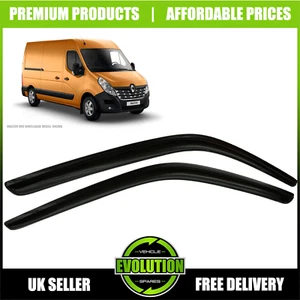 DEFLECTORES DE PROTECCIÓN CONTRA HUMO SOL LLUVIA VIENTO PARA RENAULT MASTER 2010-2019 - Imagen 1 de 8