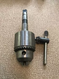 JACOBS USA 1/2" 34-33 DRILL CHUCK tool holder lathe mill 2 MORSE TAPER SHANK 2MT - Picture 1 of 5