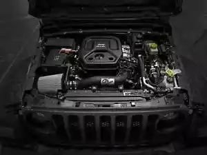 aFe Magnum Force Cold Air Intake kit for 2018-2023 Jeep Wrangler JL 2.0L Turbo - Picture 1 of 4