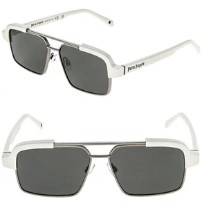 PALM ANGELS PERI10D 10D PANORAMA White Logo Unisex Fashion Sunglass Authentic - Picture 1 of 12