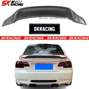 Fits 2006-12 BMW E92 Coupe 328i 335i M3 Carbon Fiber Rear Trunk Lip Spoiler Wing - Imagen 1 de 20