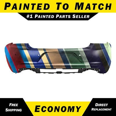 NEW Painted to Match Rear Bumper Cover Fascia for 2015-2023 Dodge Charger w/Park Foto 1 de 4