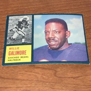 1962 Topps NFL Football Willie Galimore #14 - Chicago Bears - Florida A&M EX+ - Picture 1 of 3