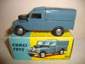 CORGI TOYS 351 LAND ROVER RAF VEHICLE - VERY GOOD in original BOX - Picture 1 of 13