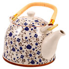 Enamel Kettle Exquisite Flower Pattern Tea Kettle Decorative Teapot Tea Kettle