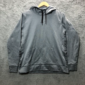 Nike Men Sweatshirt Large Gray Spotlight Hoodie Dri Fit Swoosh - Picture 1 of 7