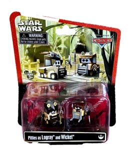 Disney Parks Pixar Cars Pitties as Logray & Wicket Ewoks Star Wars- New L - Picture 1 of 2