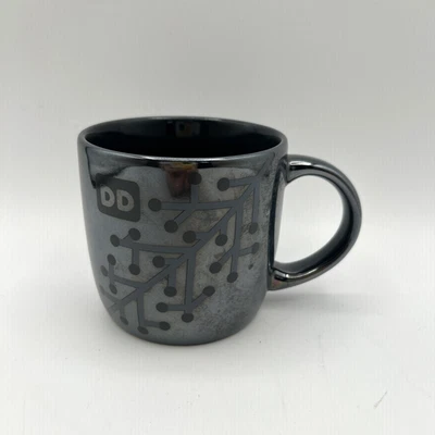 Dunkin' Donuts Pearlescent Snowflake Christmas Coffee Mug Collectible 2014 - Image 1 of 4
