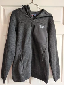 Reebok Men’s Outerwear Knit Jacket Black Size Large OMRB1359 - Picture 1 of 4