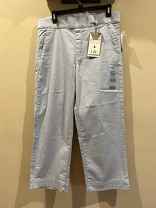 Gloria Vanderbilt Shape Effect High-Rise Wide Leg Pants Women's 10 Hyrda Blue - Picture 1 of 7