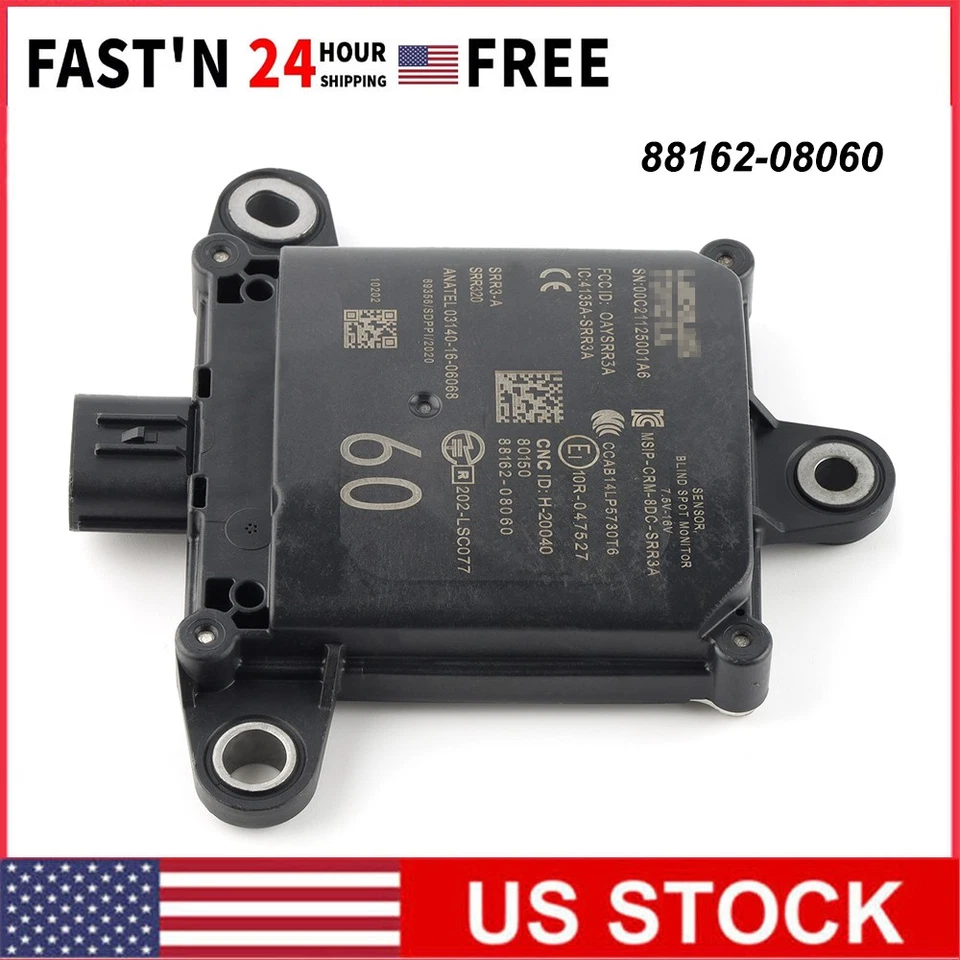 Rear Blind Spot Radar Monitor Sensor 88162-08060 For Toyota SIENNA 2021 -2023 - Image 1 of 4