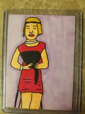 Mormo Zine Artist Trading Card ACEO Cosplay Flapper Figure Drawing Collectable  - Image 1 of 2
